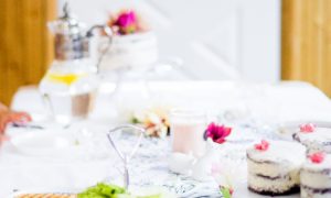 valentine floral table runner free printable