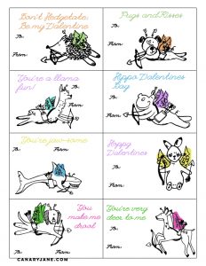 Animal Cupid Valentines FRee Printables-01