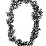 floral wreath coloring page canary jane-01