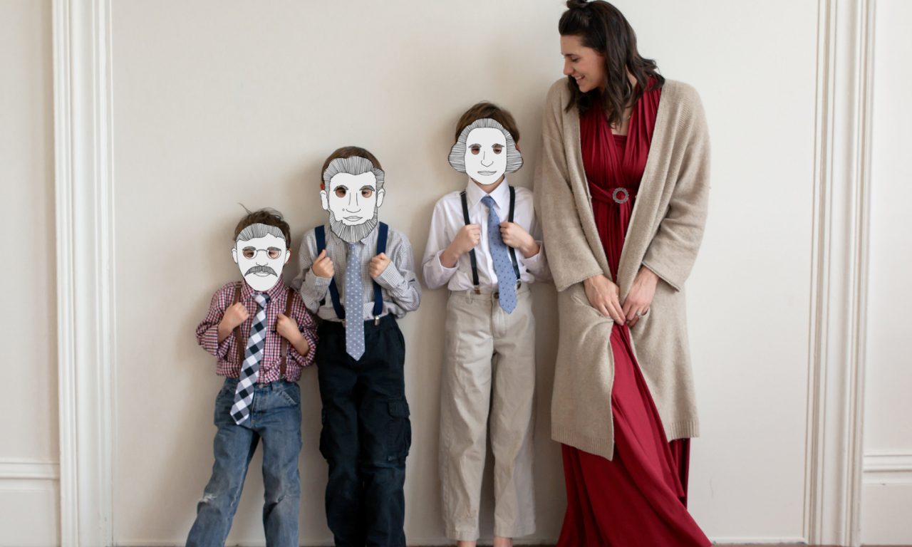 presidents day masks free printables