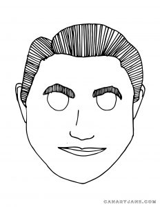 presidents day masks free printables