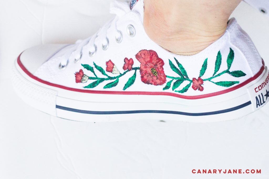 DIY FLORAL EMBROIDERy