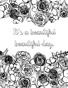 beautiful day coloring contest