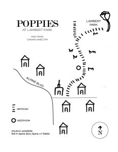 poppy field at lambert park