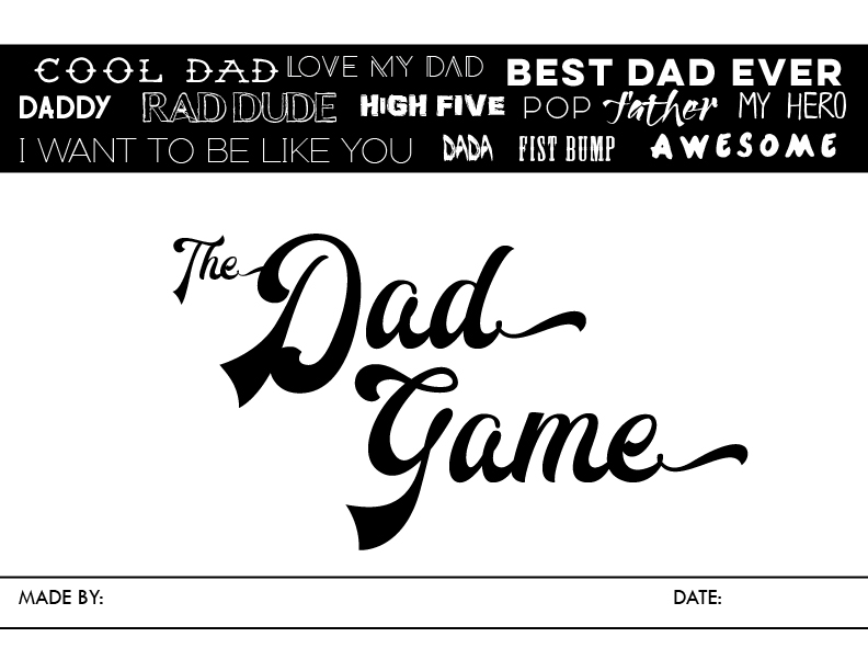 the dad game
