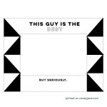 fathers day printable frames