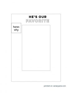 fathers day printable frames