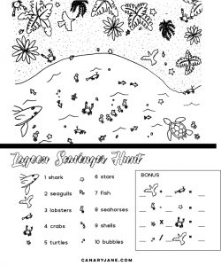 sea scavenger hunt