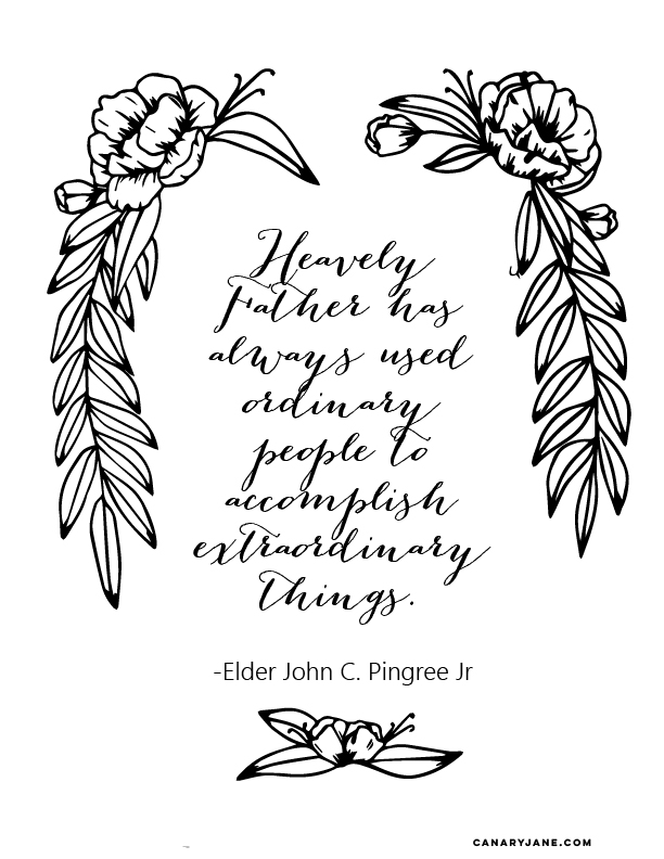 october general conference free printables