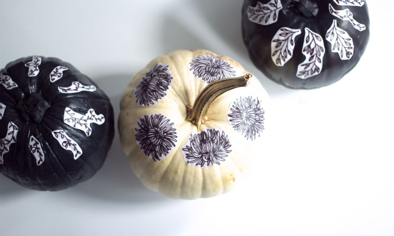 DECOUPAGE PUMPKINS