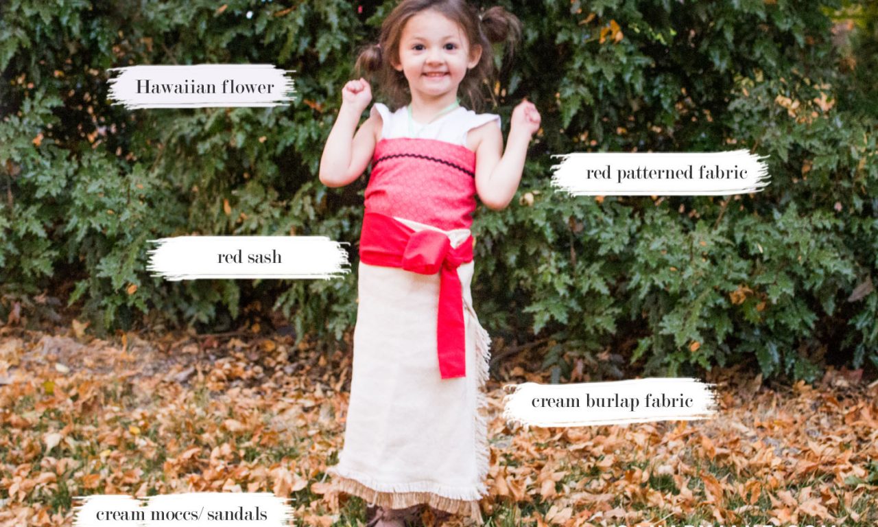 diy moana easy costume