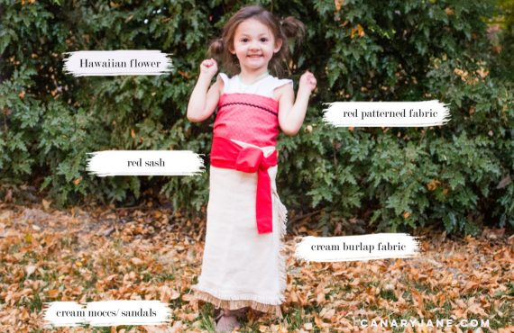 diy moana easy costume