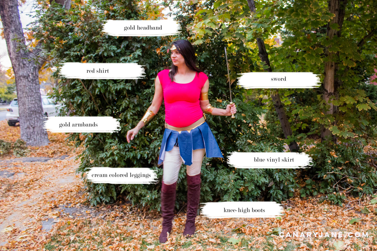 diy wonder woman costume