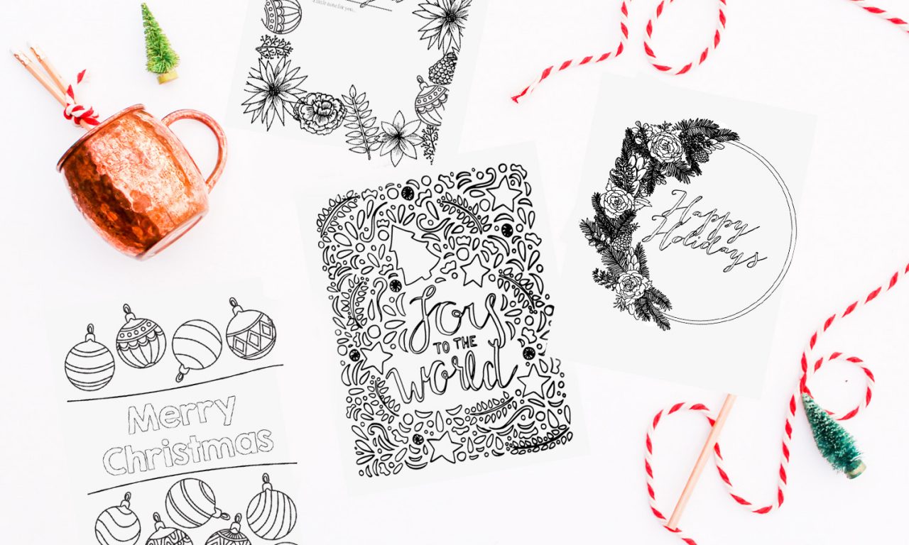 free christmas coloring pages