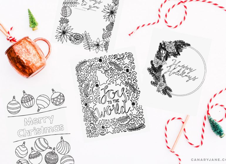 free christmas coloring pages