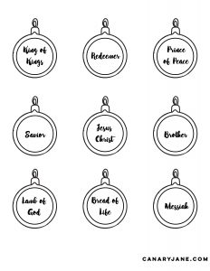 free christmas ornament coloring pages