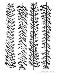 floral free printable garland