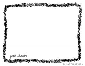 give thanks free printable placemat