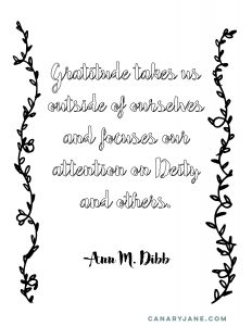 gratitiude coloring page