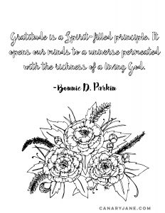gratitiude coloring page