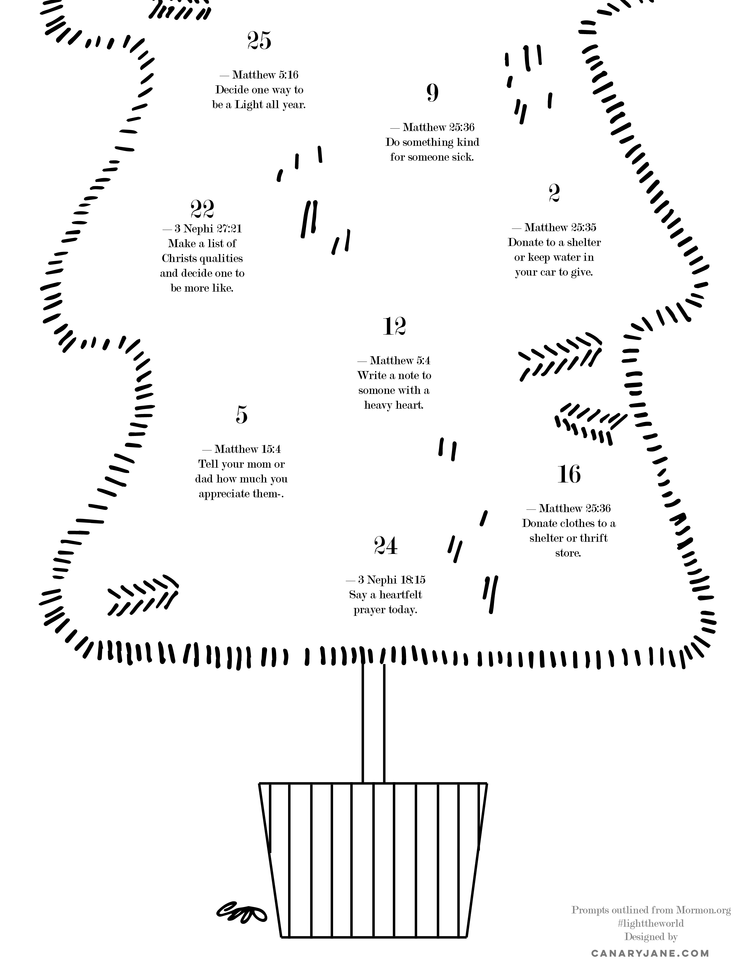 FREE Printable Christmas Advent Calendar - Image 7