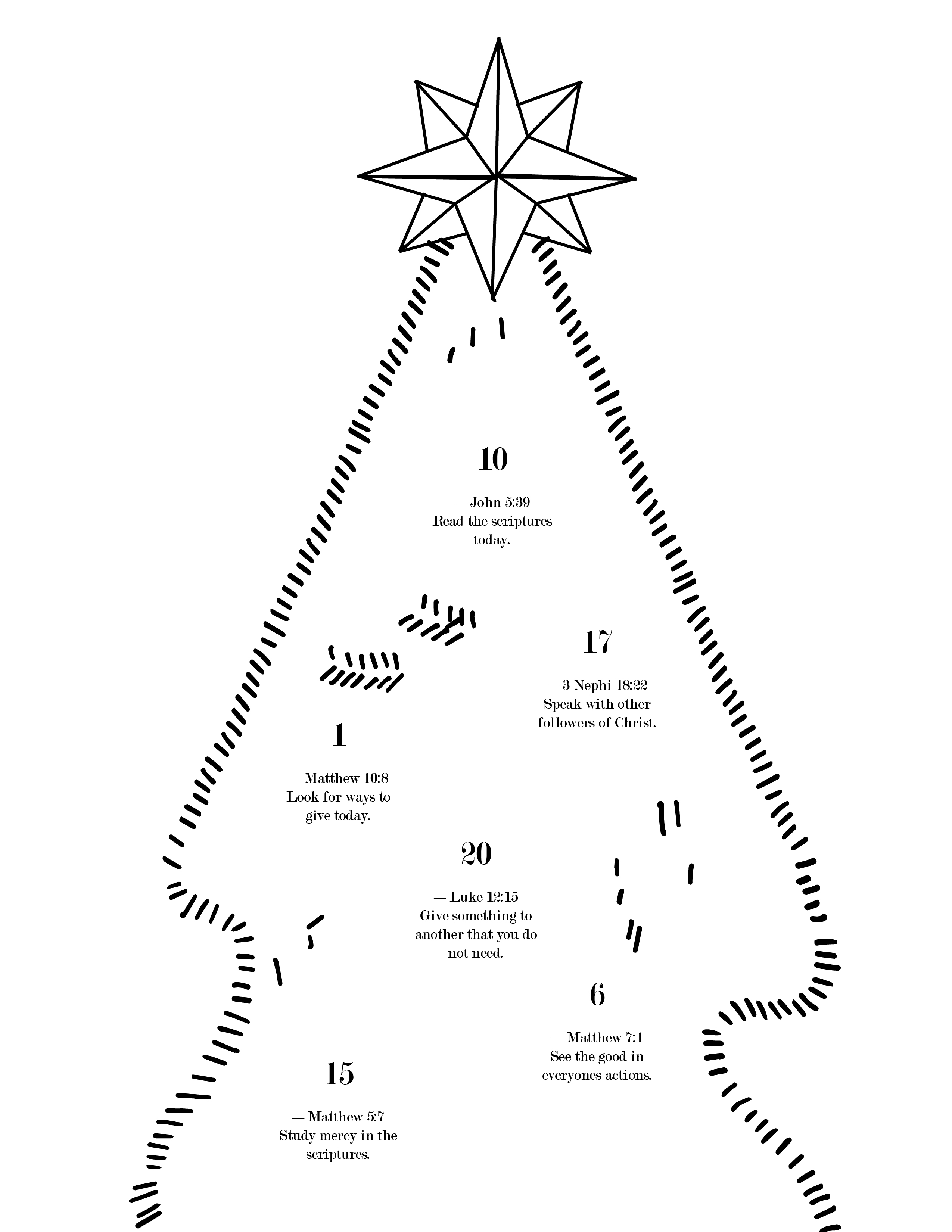 FREE Printable Christmas Advent Calendar - Image 5