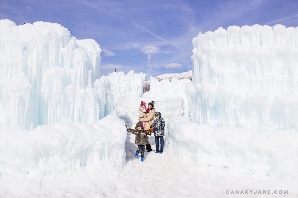 ice castle in midway utah