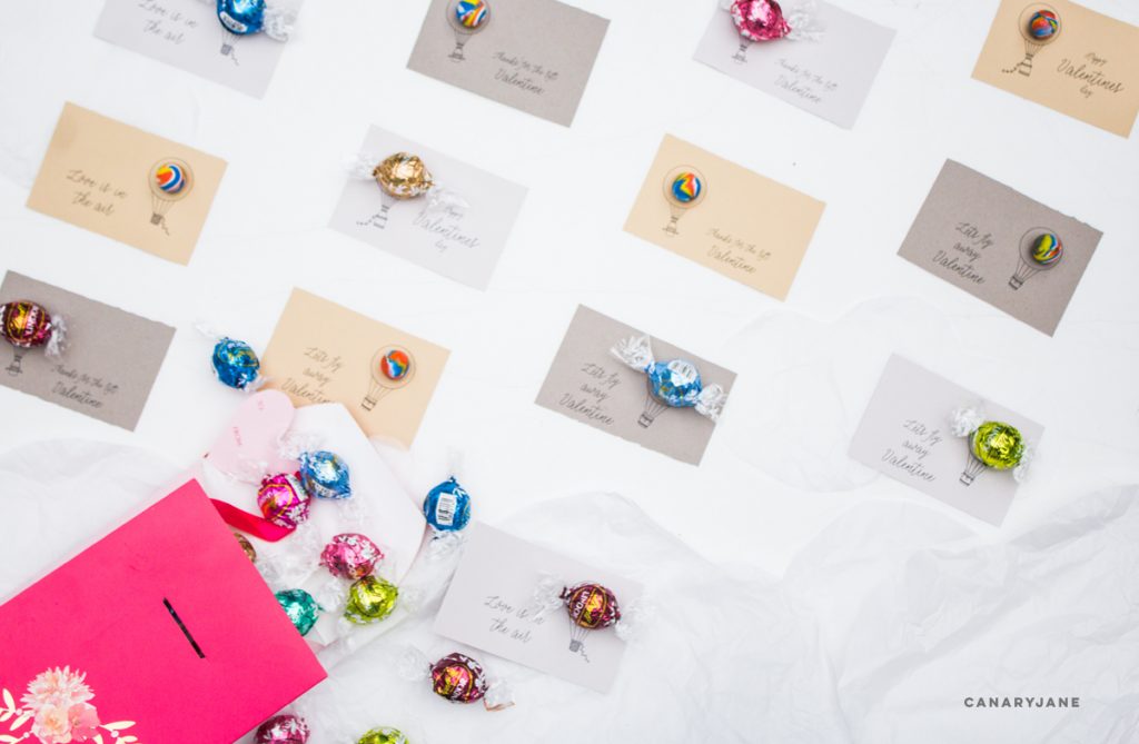 hot ait ballooon free printable valentine