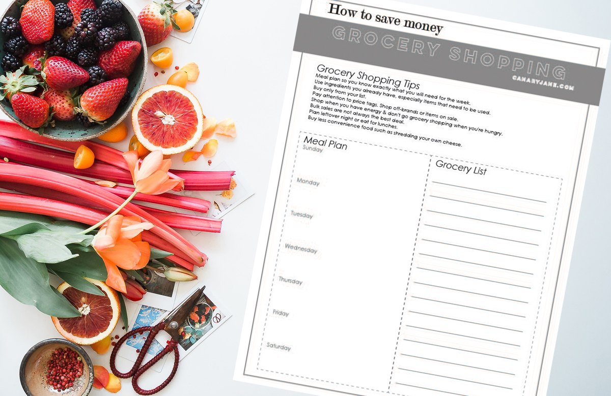 how to save money grocery shopping