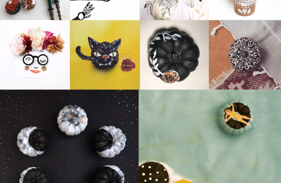 31 painted pumpkins canary jane