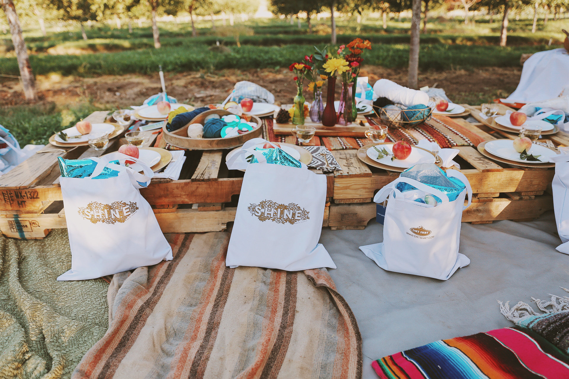 orcahrd event utah macrame pom-pom backdrop