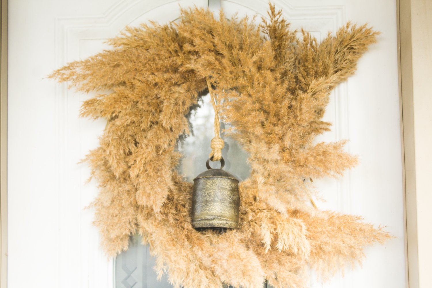 pampas grass wreath