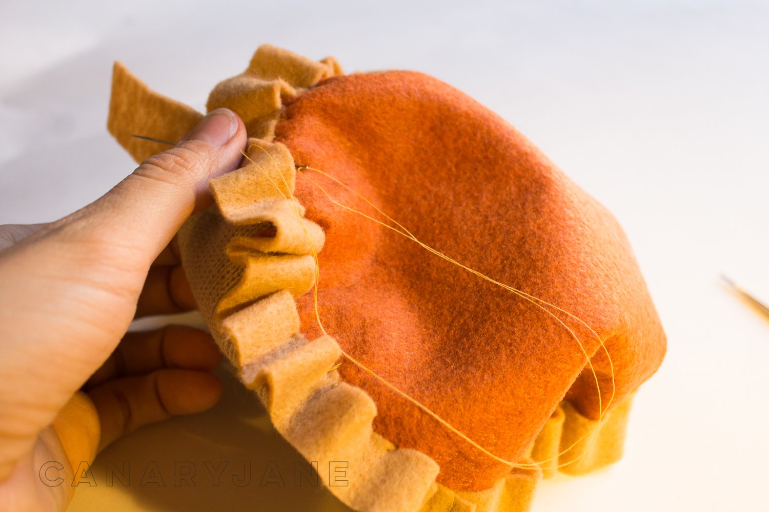 Pumpkin Pie DIY Beanie