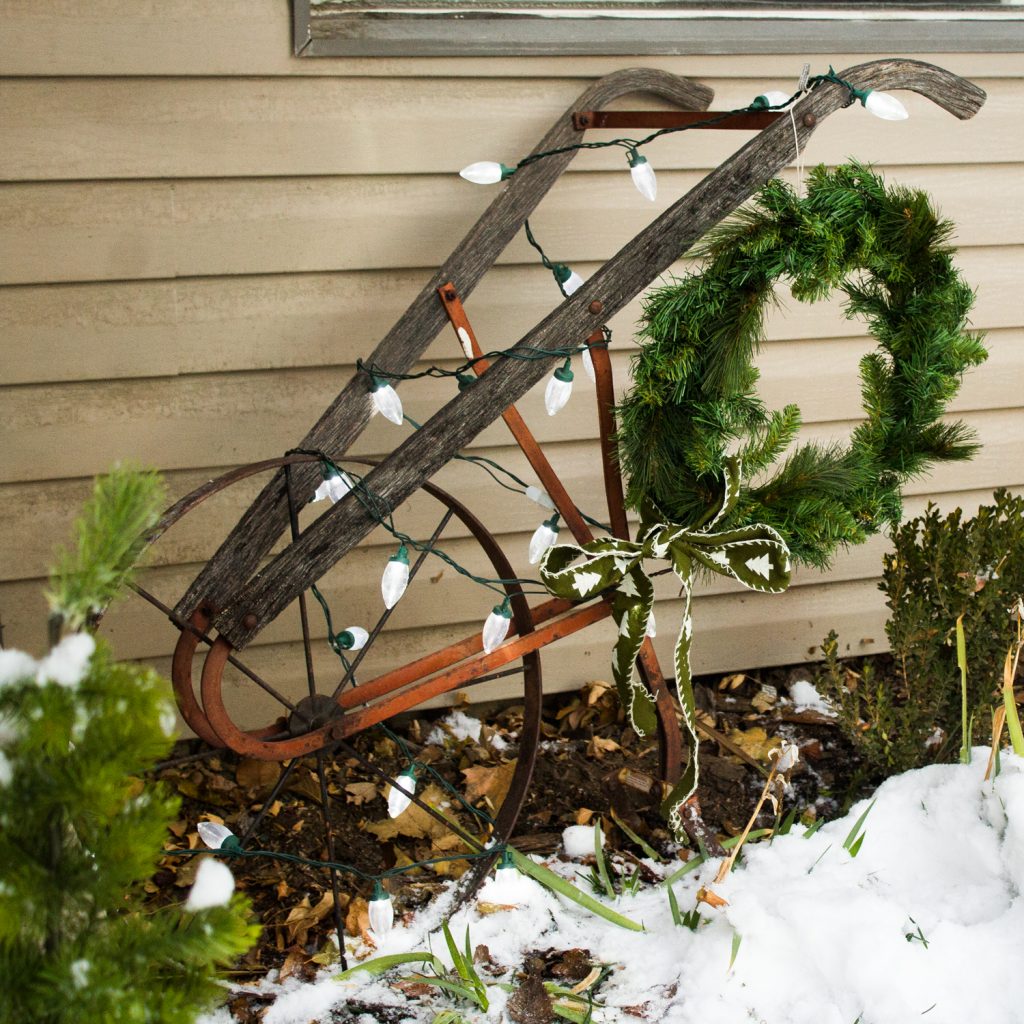 Christmas Wreaths Porch Display xmas decorations 