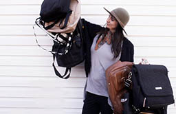 diaper bag comparison blog post going over all the different diaper bags I've used