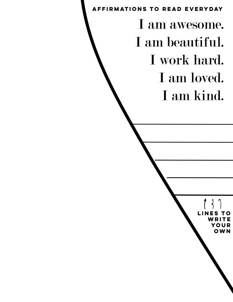  I created these self love worksheets that when completed and hung make a giant self love poster. print these worksheets for free.