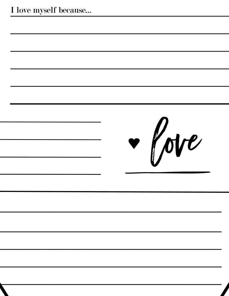  I created these self love worksheets that when completed and hung make a giant self love poster. print these worksheets for free.