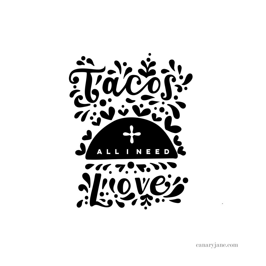 I love a good meme so I figured I pair my illustrations with some of my favorite Valentine sayings. Grab these Valentine graphics as Instagram posts or coloring pages. Printing instructions are found at the bottom if you need help.  If you do share on Instagram be sure to tag me and I will repost! Happy Valentines Day! Uterusus before Duderuses. Tacos and Love is All I Need . Don;t Give Me Flowers, Give Me Plants - Funny Sayings 