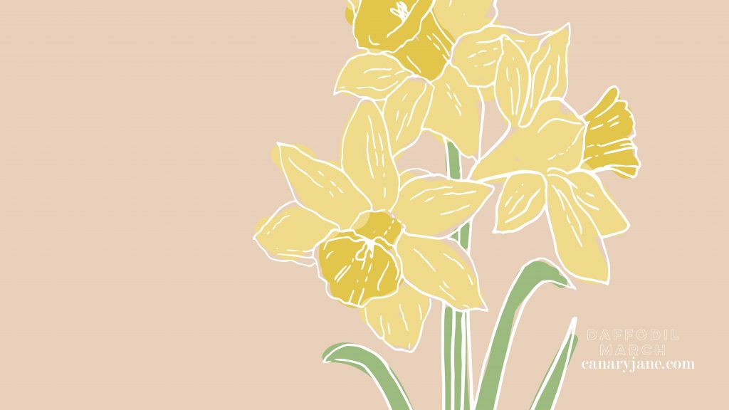 I've got the March free background ready for you! Grab these for your phone, March birth post and add this to your desktop. Grab these free March Daffodil Birth Flower Background & Coloring Page now.