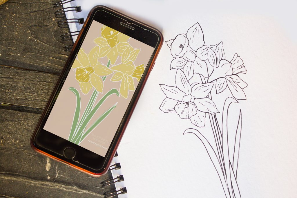 Download these free birth flower phone and computer desktop backgrounds for any month of the year! There are also free birth month flower coloring pages!