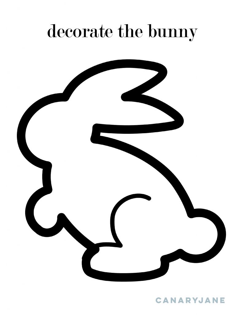 With Easter right around the corner, I wanted to share a handful of Easter coloring pages for you to print for free! I've also included some of the Easter free printables and activities you can find here on Canary Jane. Need help printing? Scroll to the bottom for printing instructions. Happy Easter! 