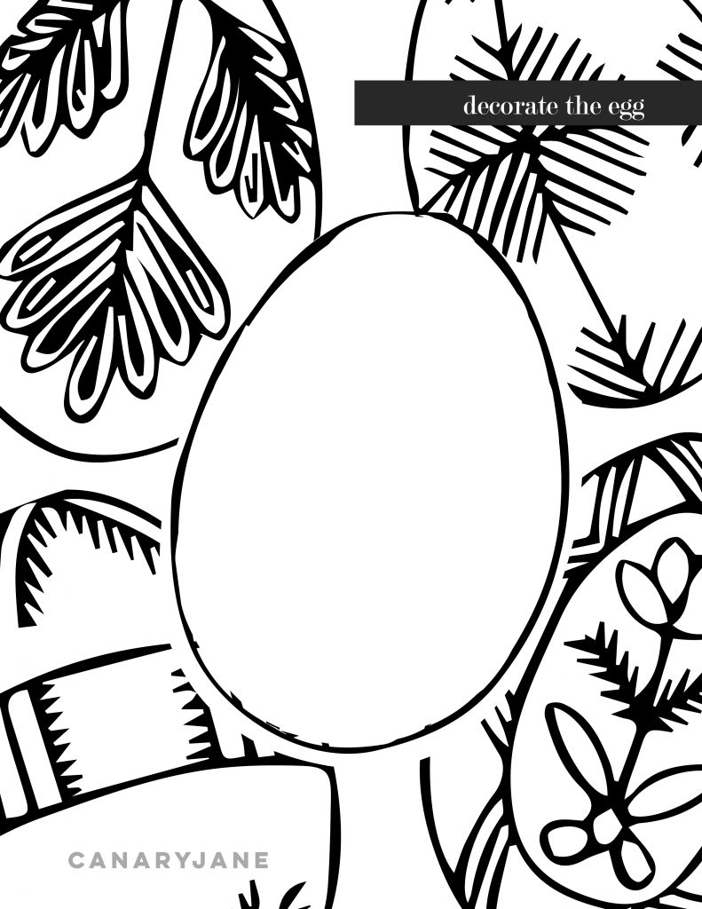  With Easter right around the corner, I wanted to share a handful of Easter coloring pages for you to print for free! I've also included some of the Easter free printables and activities you can find here on Canary Jane. Need help printing? Scroll to the bottom for printing instructions. Happy Easter! 