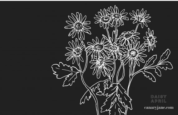Grab the free birth flower phone and computer desktop backgrounds for any month of the year! This month is a Daisy for the April birth flower. There are also free birth month flower coloring page too.