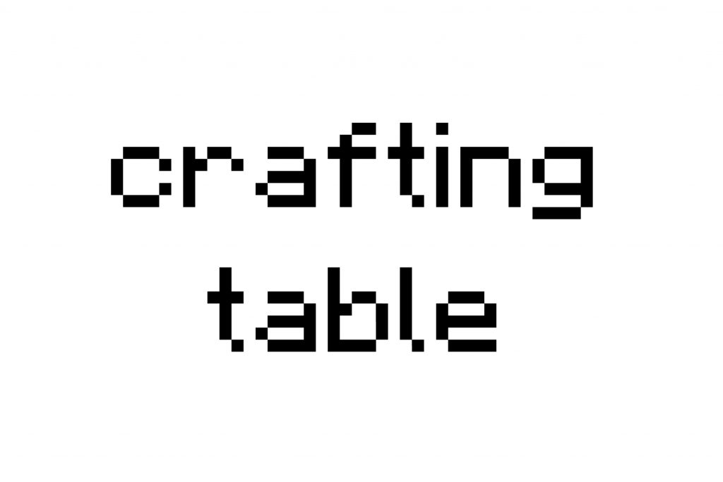 Print off these fun Minecraft graphics to throw your own Minecraft party! You can even make a life-sized version. And don't forget the free printable birthday party invitation. Thid id a crafting table graphic.