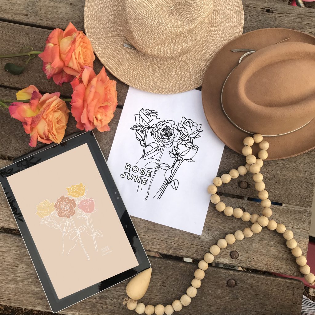 Its June and I have your free birth flower coloring page and background for you! With Covid and honoring the BLM movement on my instagram I got behind this month, so please forgive me. But here it is and before the end of the month! Print off these freebies today!