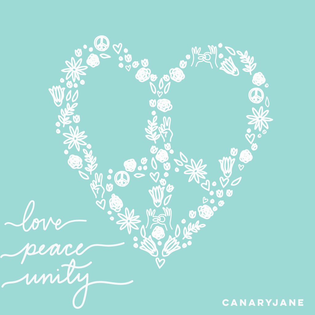 Print off these floral inspired peace, love, and unity coloring pages for free. Grab some color pencils, markers, or crayons for color and meditate. Each coloring page has some meditation prompts to ponder while you color. And then you can write what you meditated on the back. 