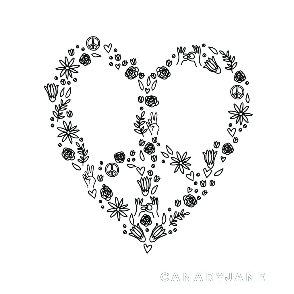 Print off these floral inspired peace, love, and unity coloring pages for free. Grab some color pencils, markers, or crayons for color and meditate. Each coloring page has some meditation prompts to ponder while you color. And then you can write what you meditated on the back. 