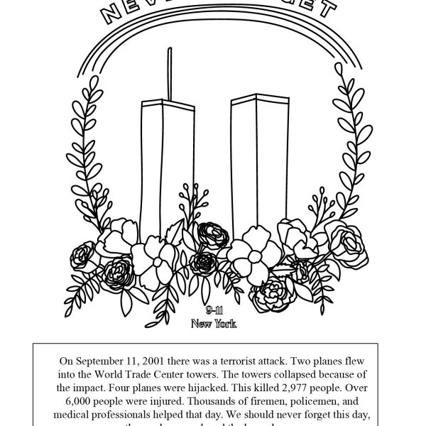 Never Forget 9/11 Friday Free Printable
