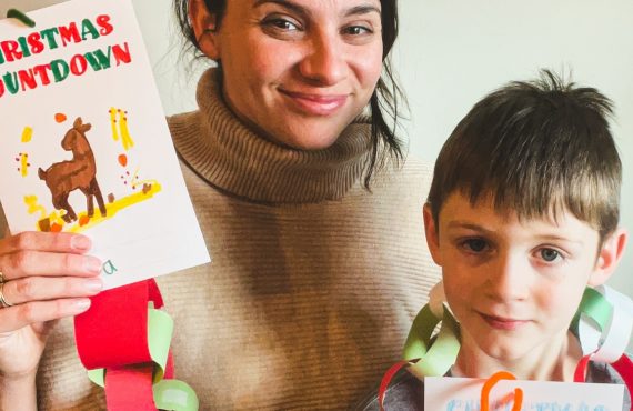 Super Easy Christmas Countdown Printable Coloring Sheet